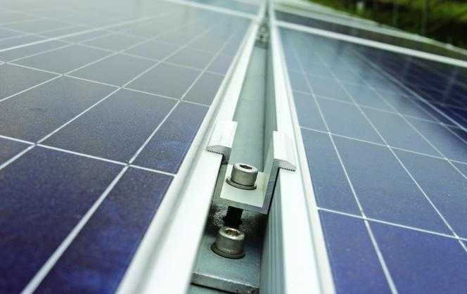 SET Clemă îmbinare panou solar șurub inox M8x25 și piuliță