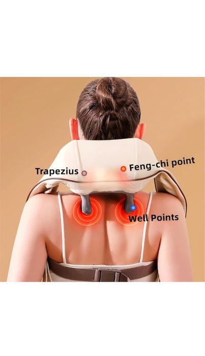 Aparat Profesional pentru Masaj Cervical, Puepoul, Caldura Terapeutica
