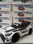 Акумулаторни коли Мercedes AMG GT3 12v с меки гуми и кожена седалка