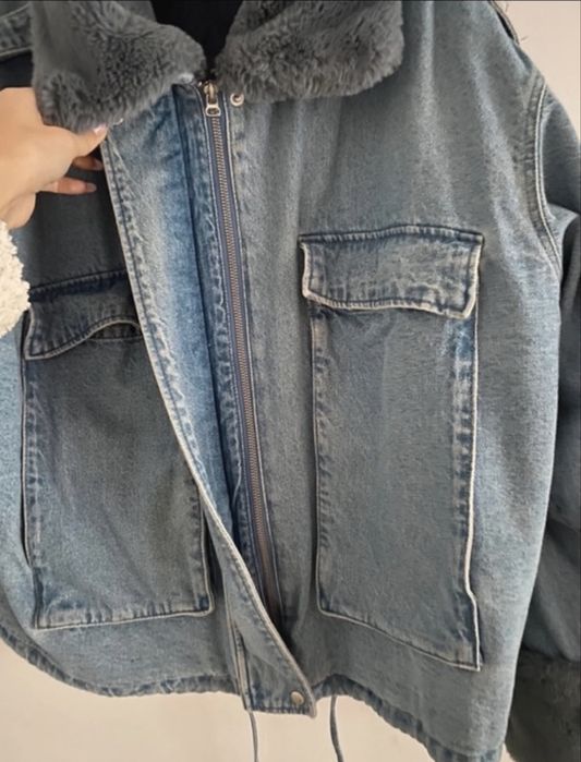 Haina de blana h&m din denim