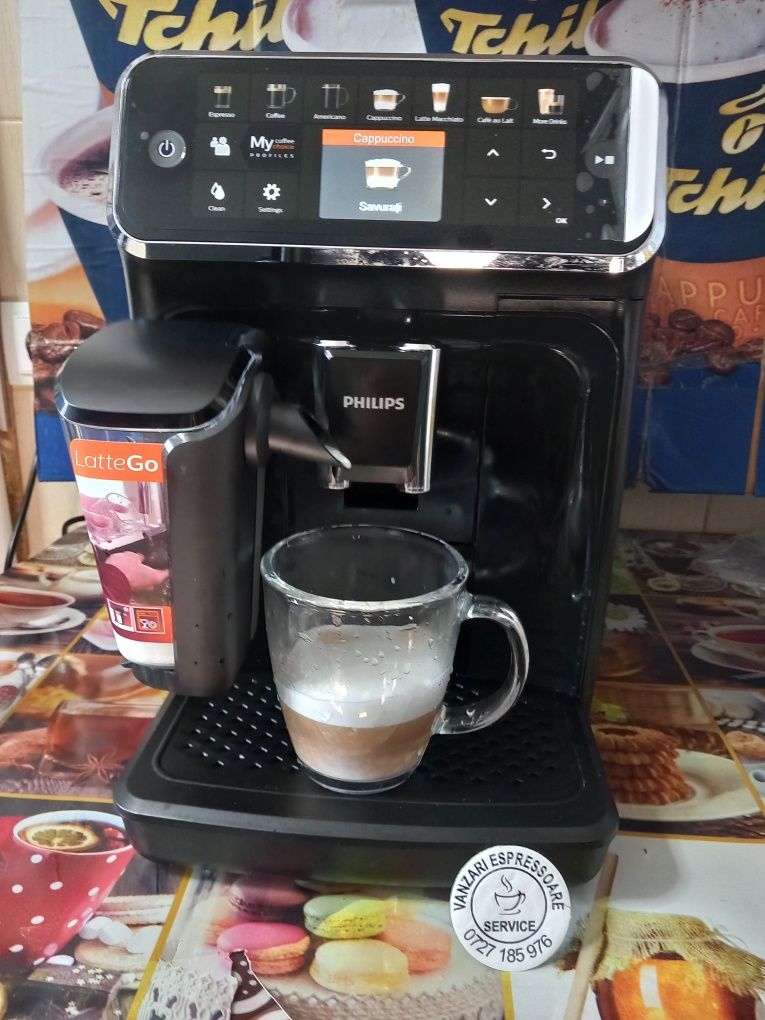 Expresor cafea Philips Latte GO 5400. Ca nou. Cana noua.