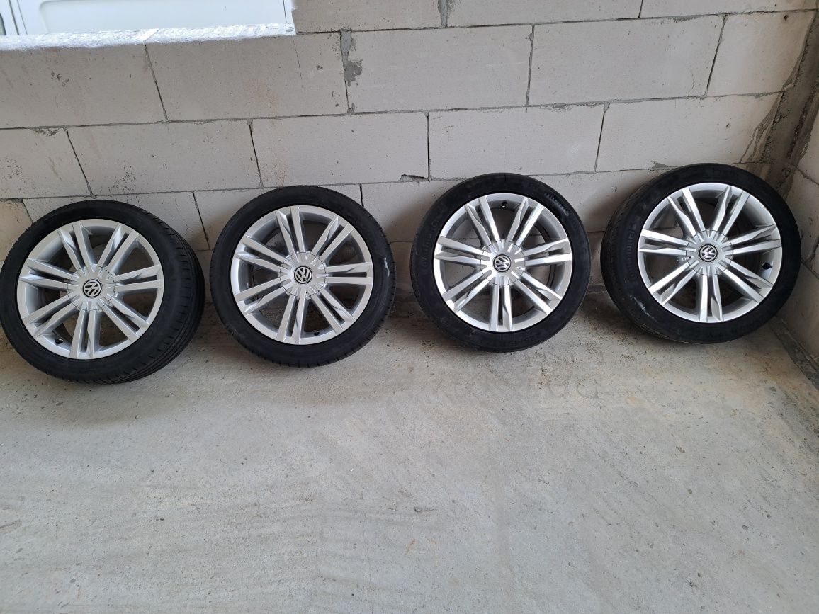 Jante vw cu cauciucuri anvelope 225/45 R17 de vara