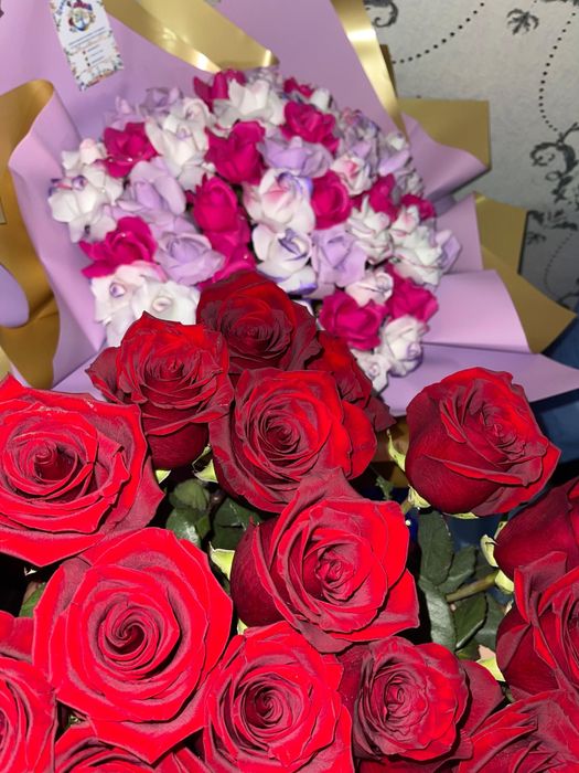 Мыльные цветы Из атласных лент