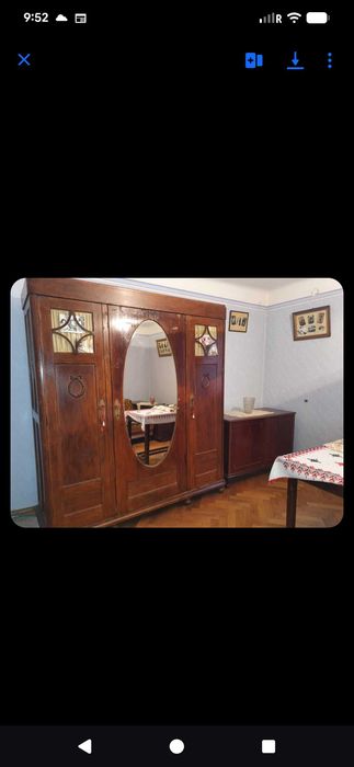 Dulap Art Deco interbelic lemn masiv