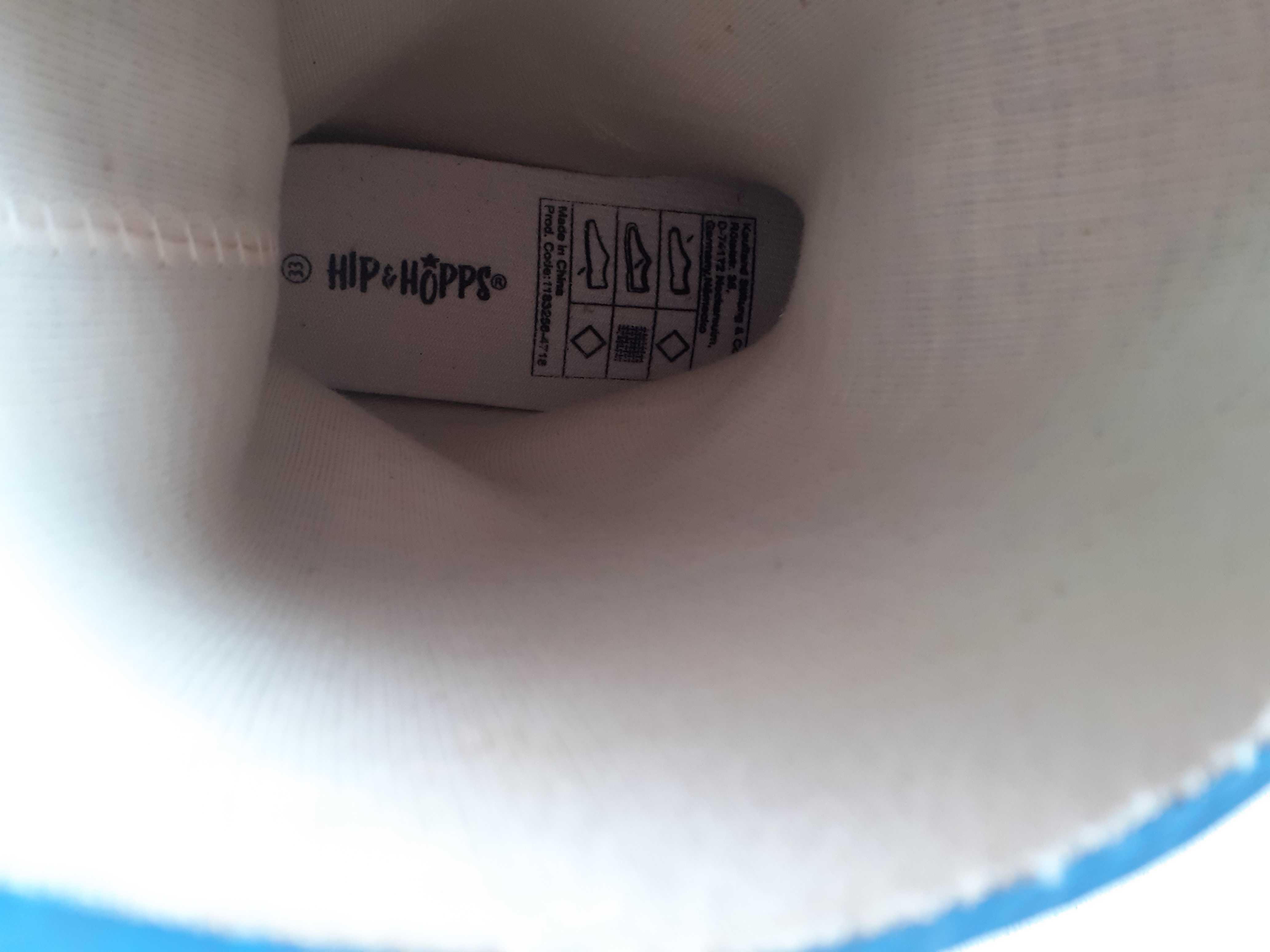 Cizme apa copii, de la Hip&Hopps, marime 33 (int. 21,5cm) albastre noi