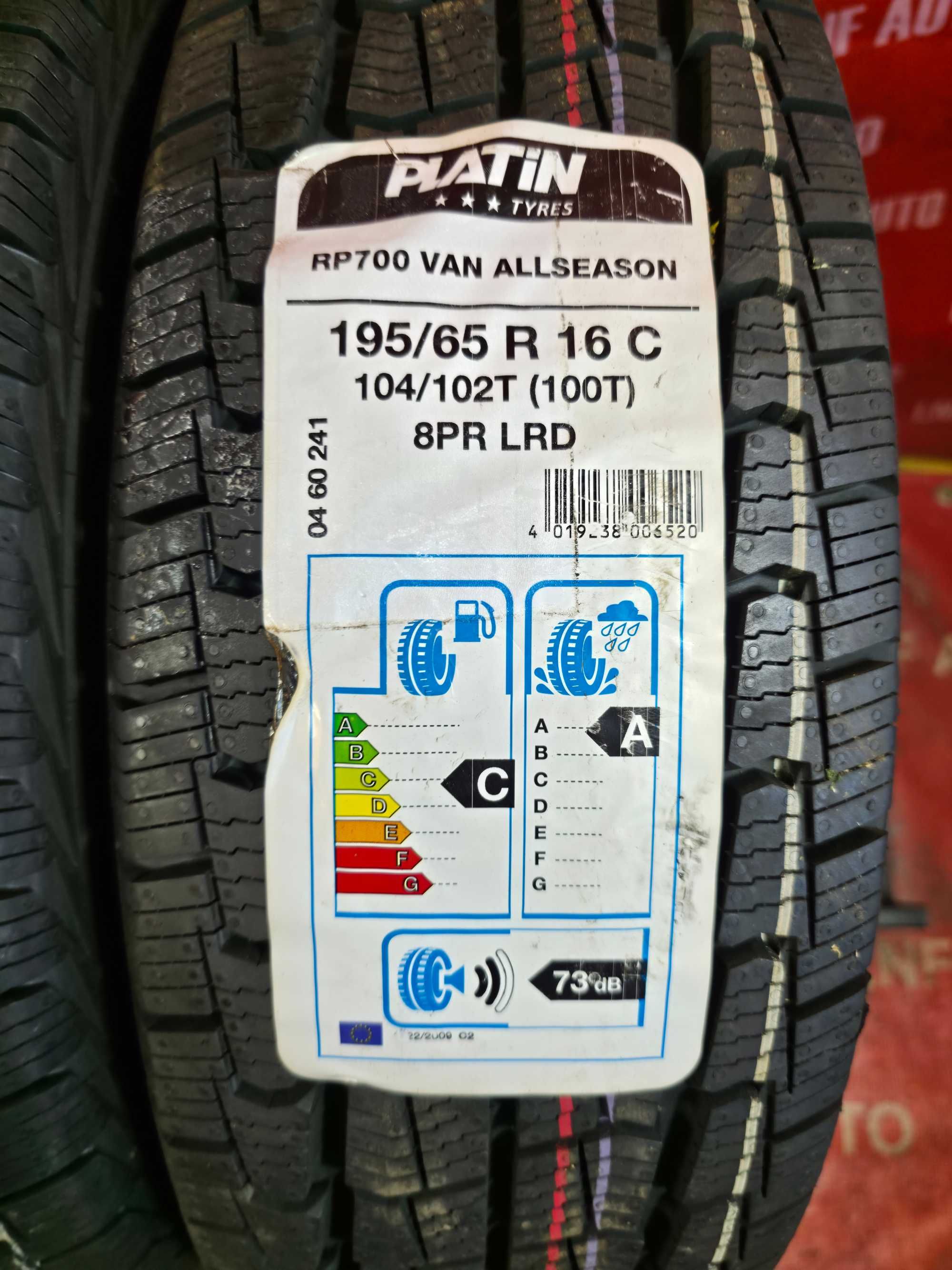Anvelope VARA IARNA - 195/65/16C - PLATIN - NOI - DOT 2021 !