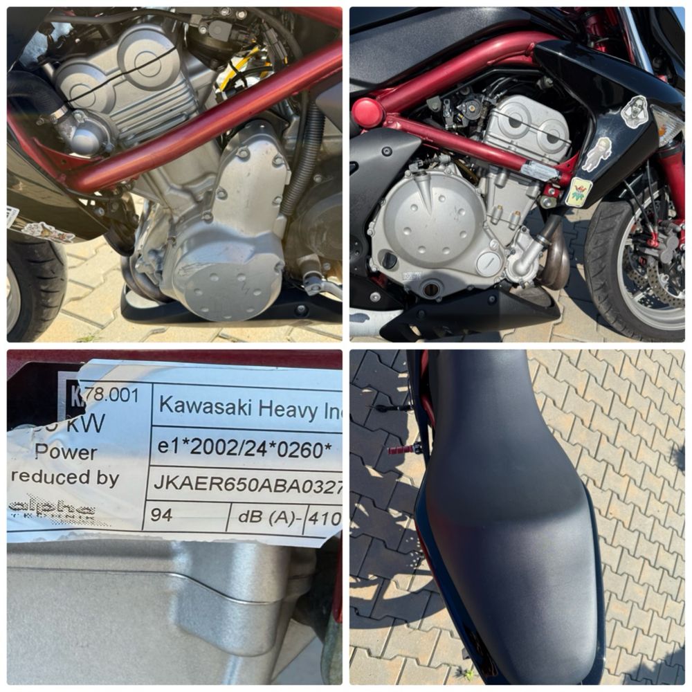 KAWASAKI ER6N 650 cm ABS 48 cai LIMITATA A2 recent adusa din Germania