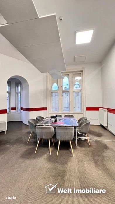 Spatiu birouri, 4 incaperi, 2 bai, 230mp, Centru, zona Regele Ferdinan
