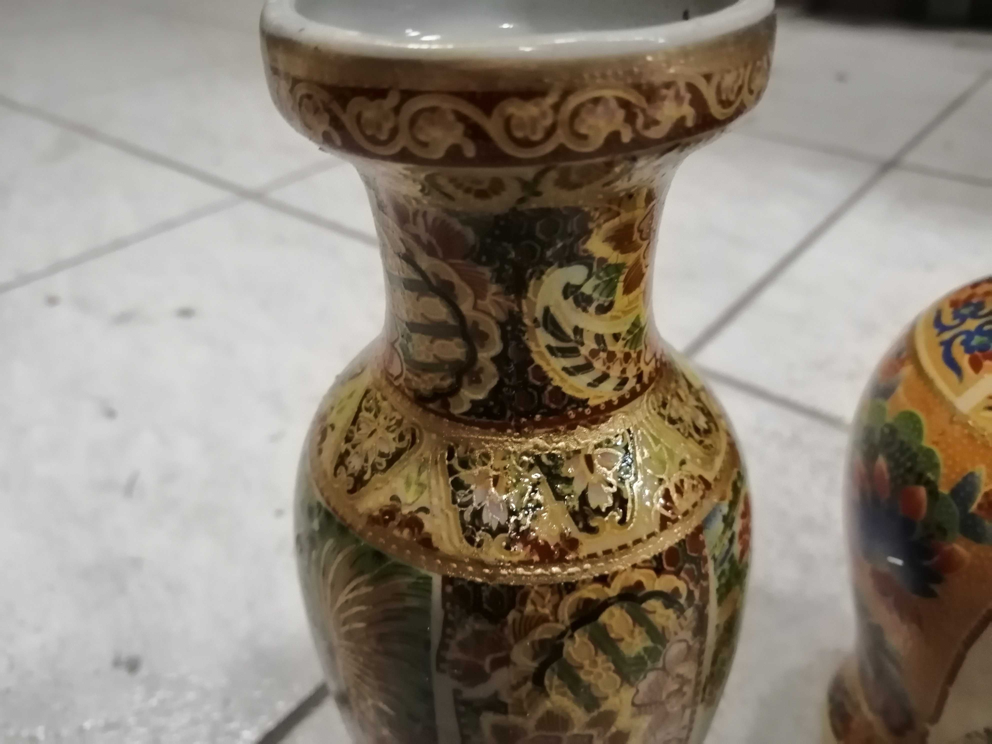 Комплект ръчно рисувана порцеланова китайска ваза, кана, съд, посуда