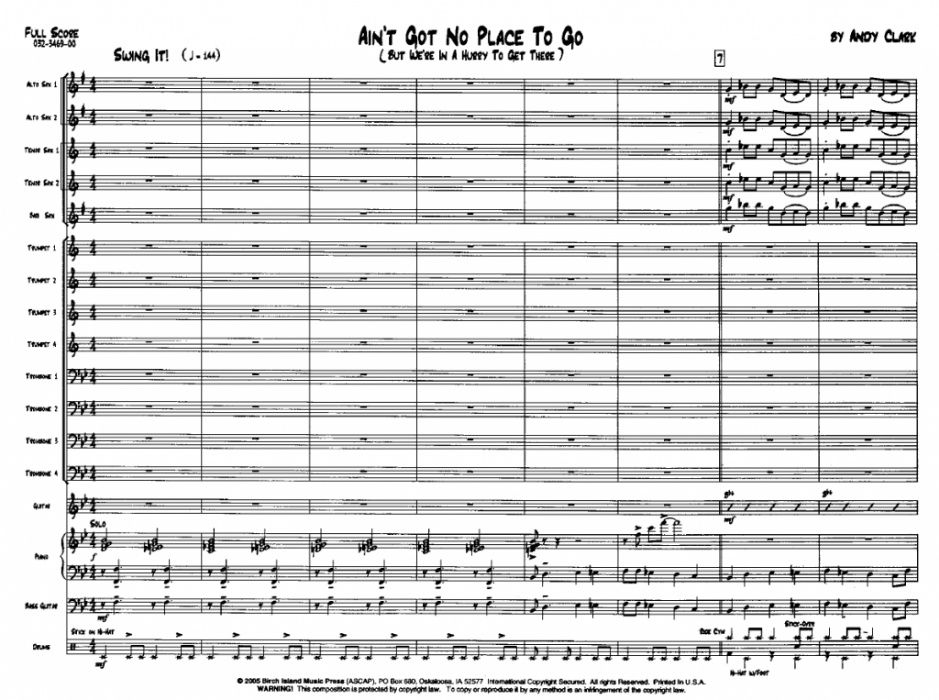Набор нот и партитур в Sibelius.