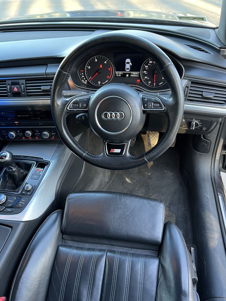 Interior piele S line Audi A6 C7 incalzite fața