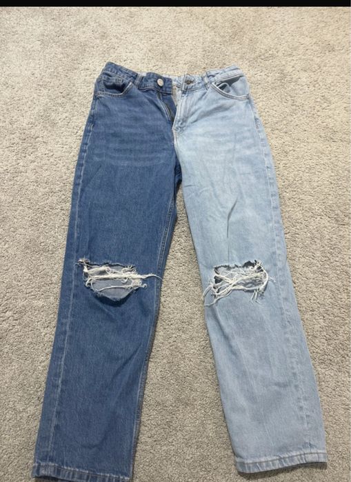 blugi h&m albastrii