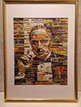 Картина колаж от бандероли на пури Кръстникът The Godfather Корлеоне