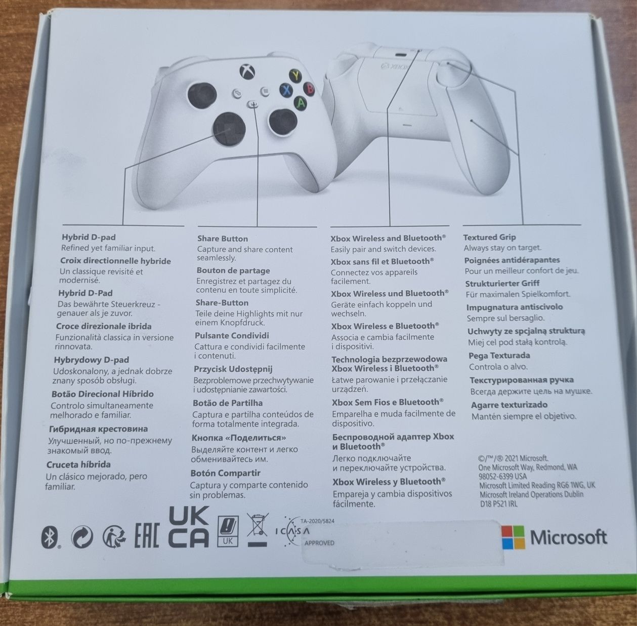 Controller Wireless Microsoft Xbox Series X/S Robot White, nou.