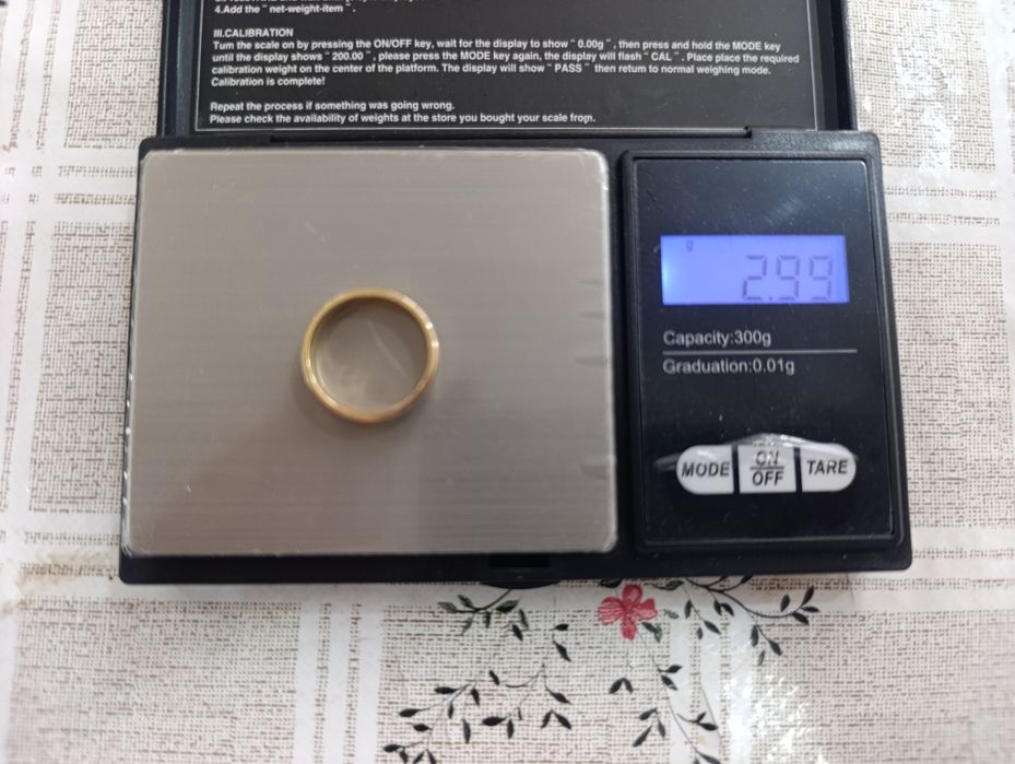 Золотая кольцо, Итальянский бренд ,проба 585, вес 2,99