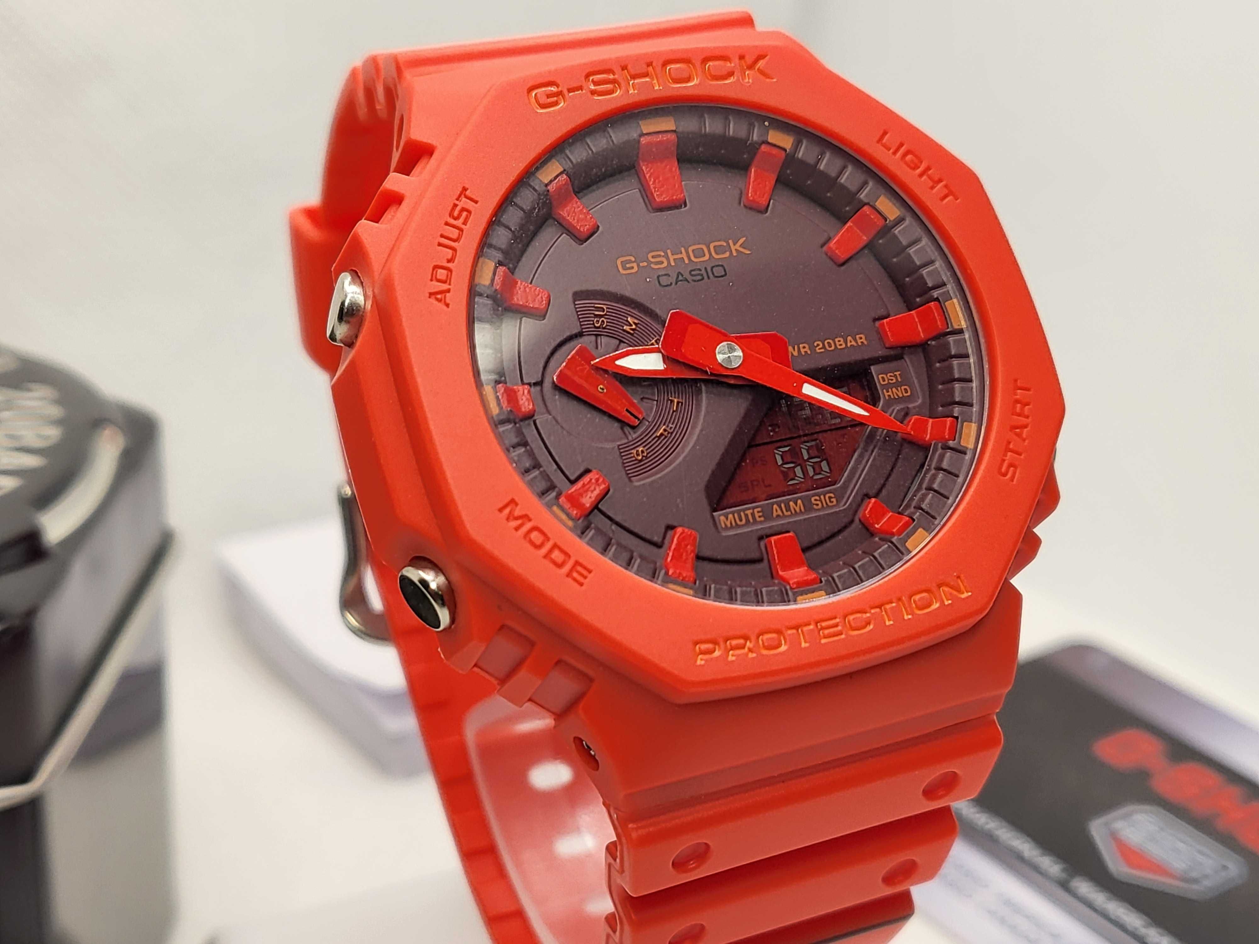 Ceas Sport Casio g shock Skater ga 2100 RED TOOLS Nou,Garantie 2 ani