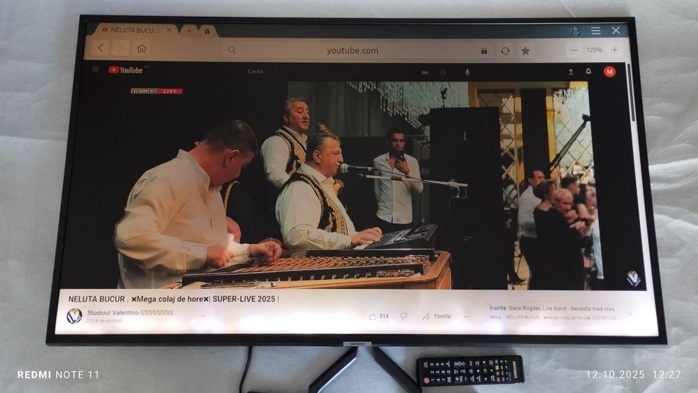 Televizor Samsung led cu pete Albe pe ecran