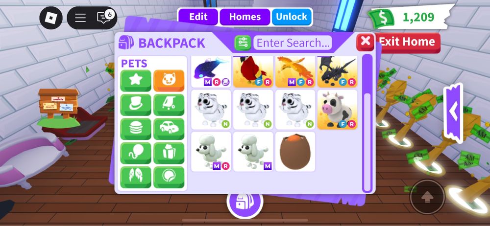 Пэты Питомцы в игре Adopt me Адопт Ми