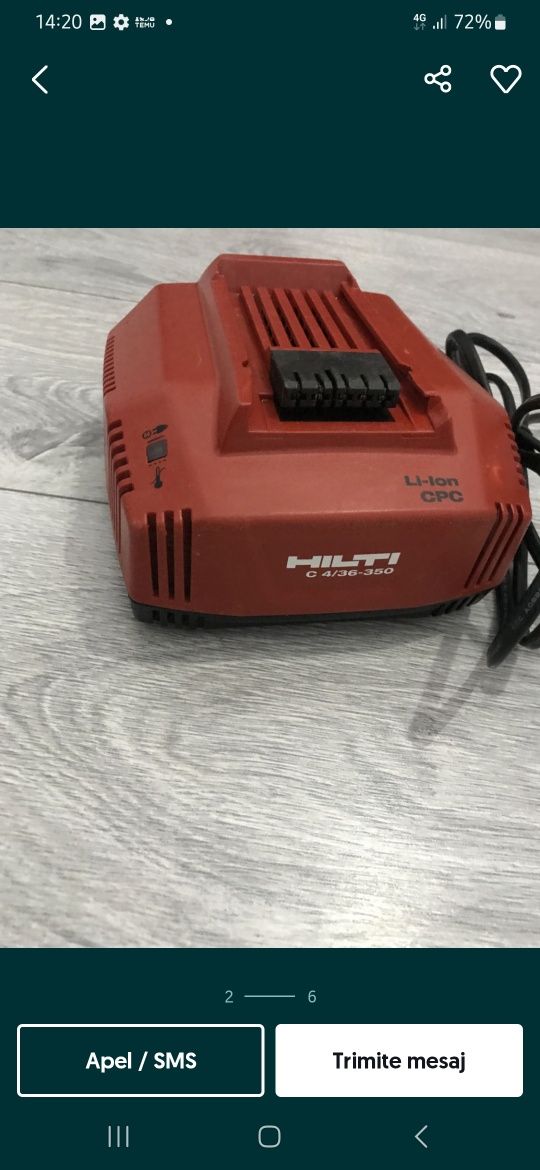 Vând încărcătoare Hilti