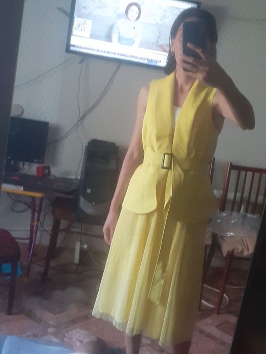 Джакет кастюм с юбкой