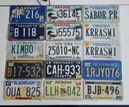 Numere placute originale de inmatriculare americane america SUA