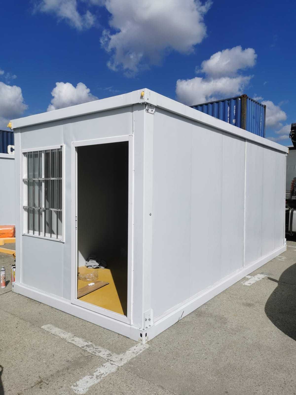 Containere modulare de tip birou si containere depozitare maritime.