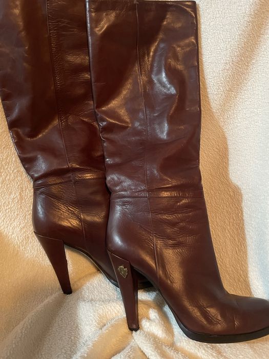 Gucci оригинални дамски кожени ботуши