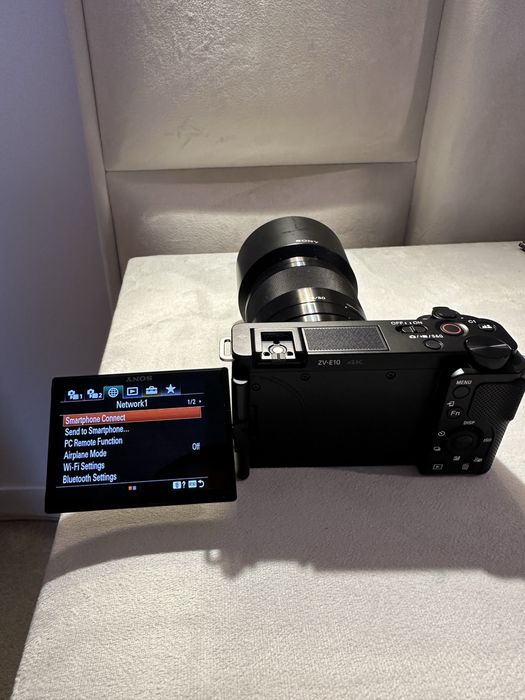 Camera Sony zv e10 / obiectiv 50mm f1.8 sony