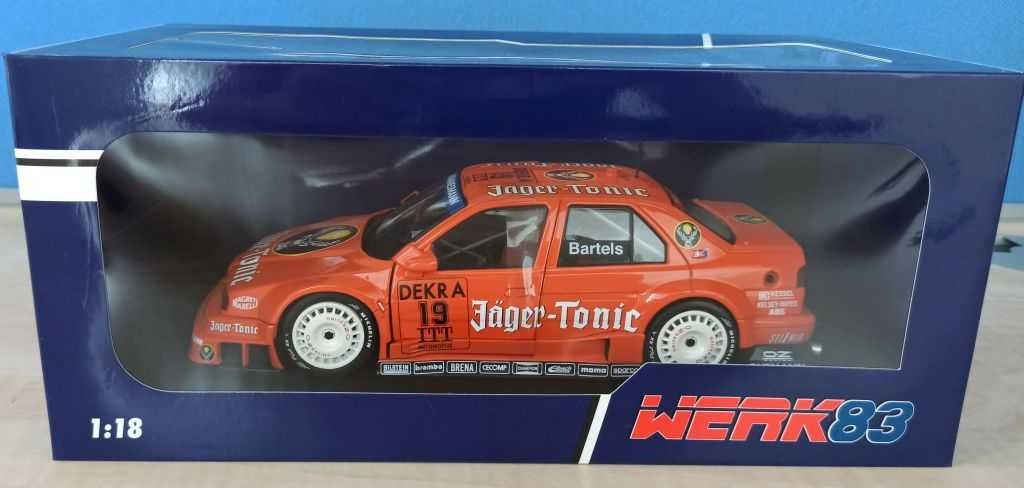 Macheta Alfa Romeo V155 v6 TI DTM 1995 Jagermeister - Werk83 1/18