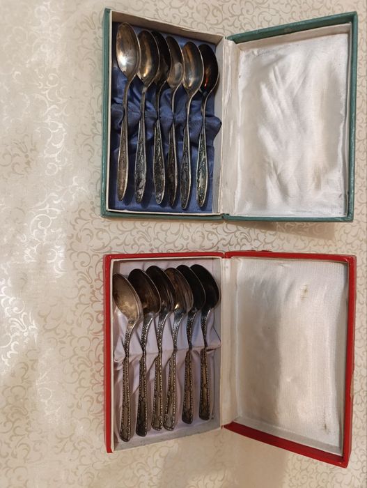 Вилки , ложки , ножи СССР мельхиор НОВЫЕ