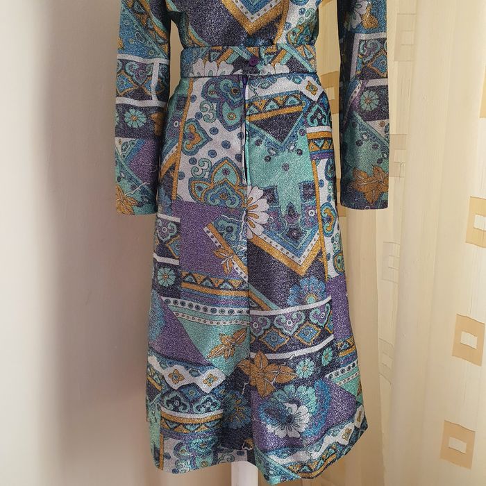 Fusta bluza - imprimeu retro vintage