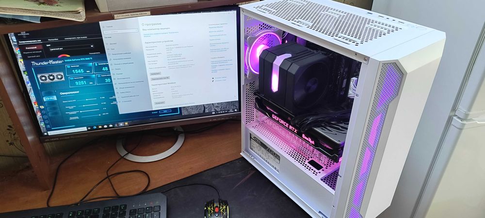 Ryzen 7 5800X3D RTX 3080Ti - 12gb DDR4 - 32гб SSD M-2-1000гб