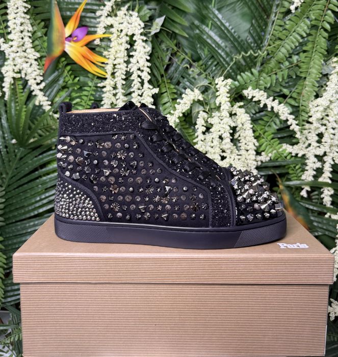 Christian Louboutin High Multi Black Spikes