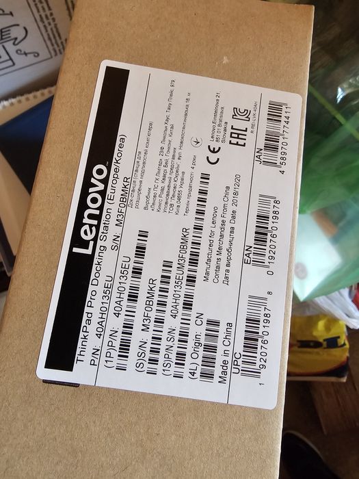 Lenovo Pro Dock Tip dock Negru NOU in cutie ThinkPad Pro Docking