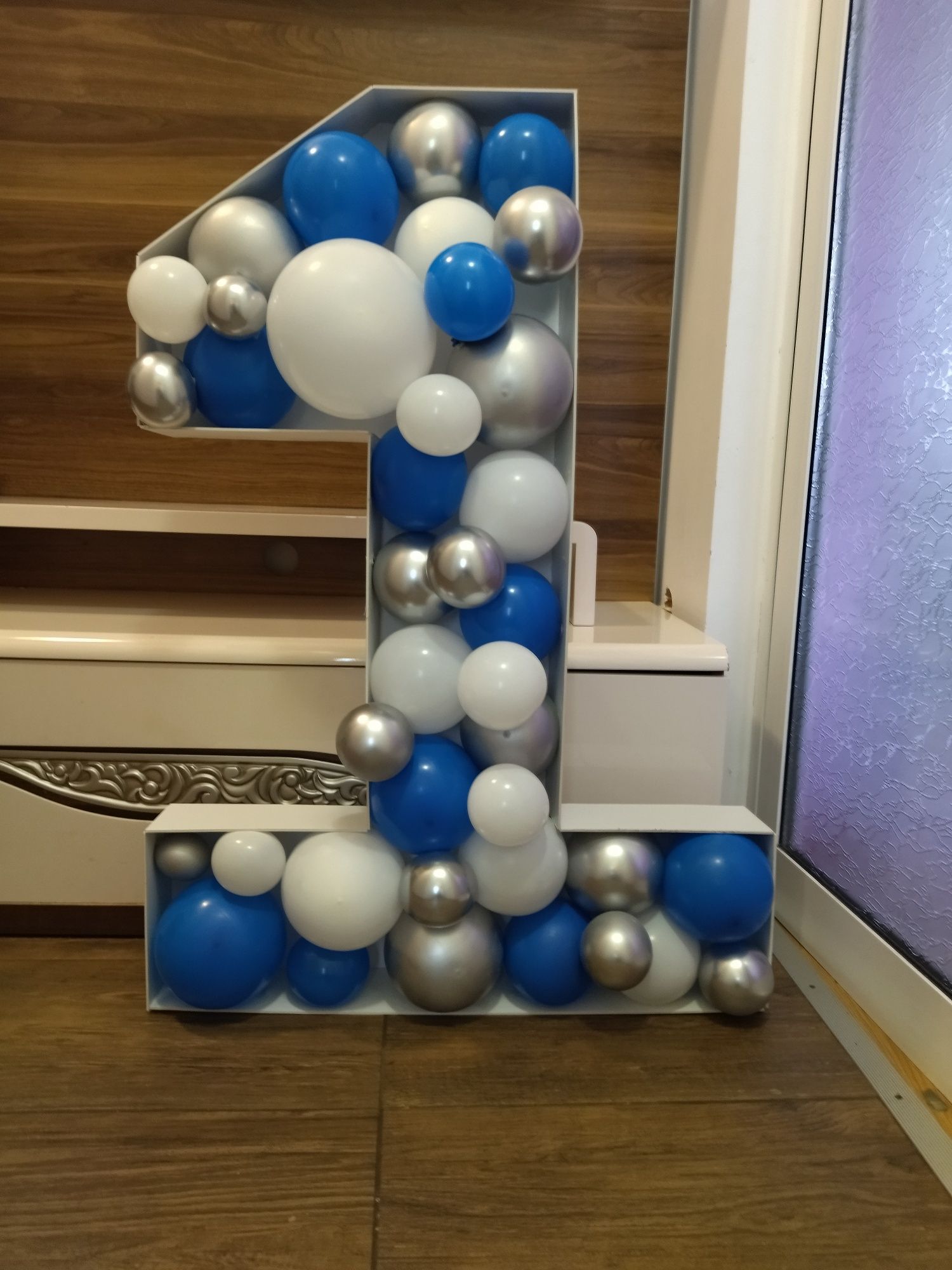 Обемни цифри за пълнене с балони