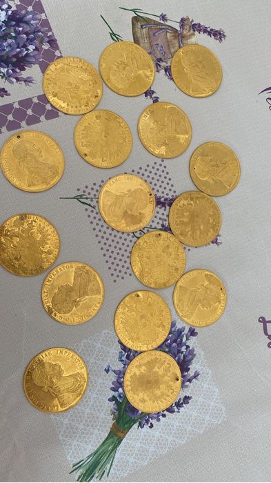 Moneda Aur 24k 4 ducati Franz Joseph