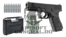 Set/Pachet Airsoft GLOCK19 GEN4 MOS + CO2 + Cutie + Bile 6mm
