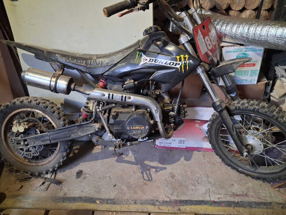 Кросов мотор Loncin 125 куб.
