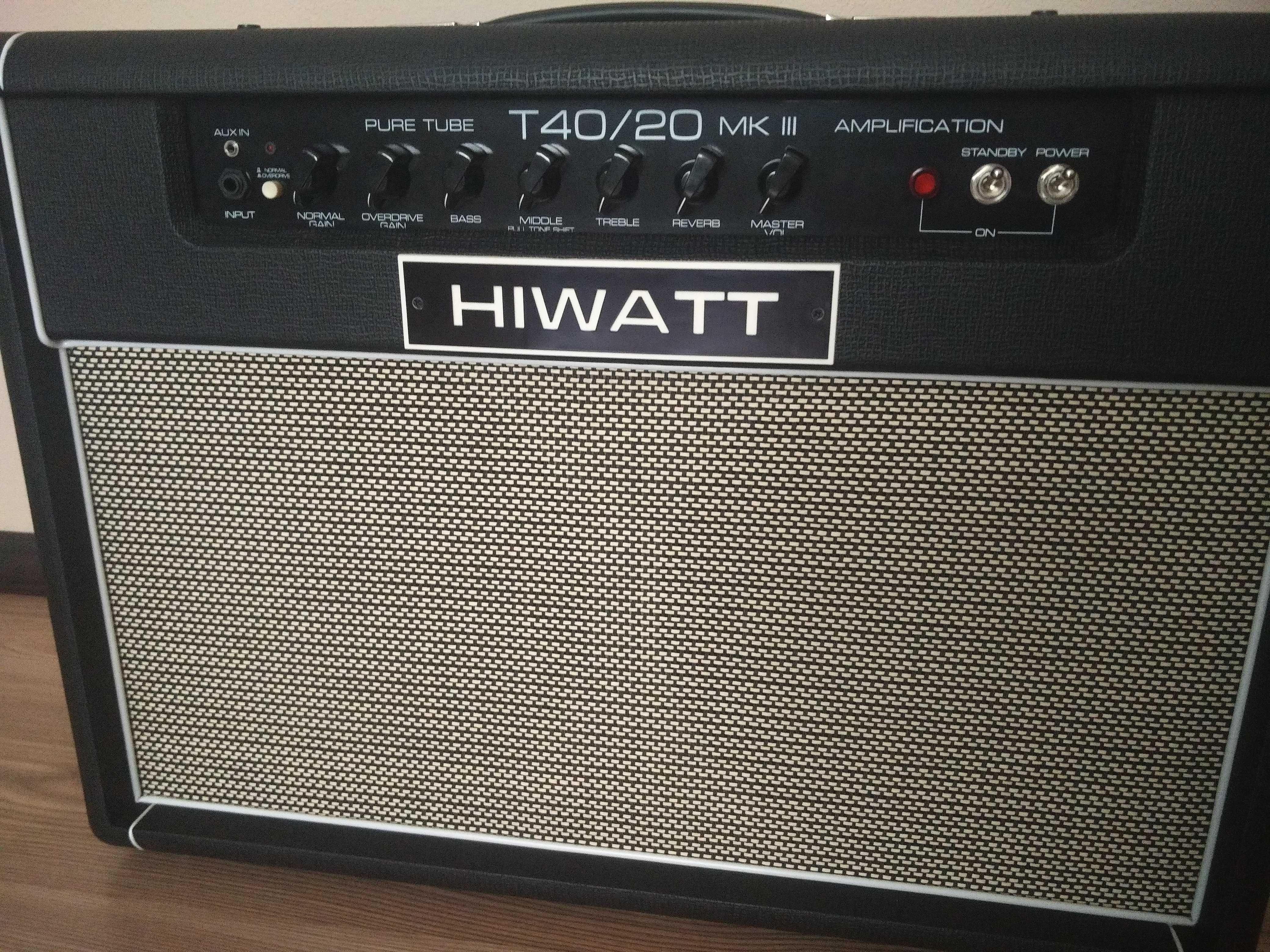 Новый ламповый комбоусилитель HIWATT на 40/20Вт (Engineered in UK)