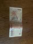 Vand bagnota 5.000 veche sera 006B