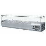 Frosty VRX1200330-Vitrina ingrediente pizza/saladeta 1200x335x435mm