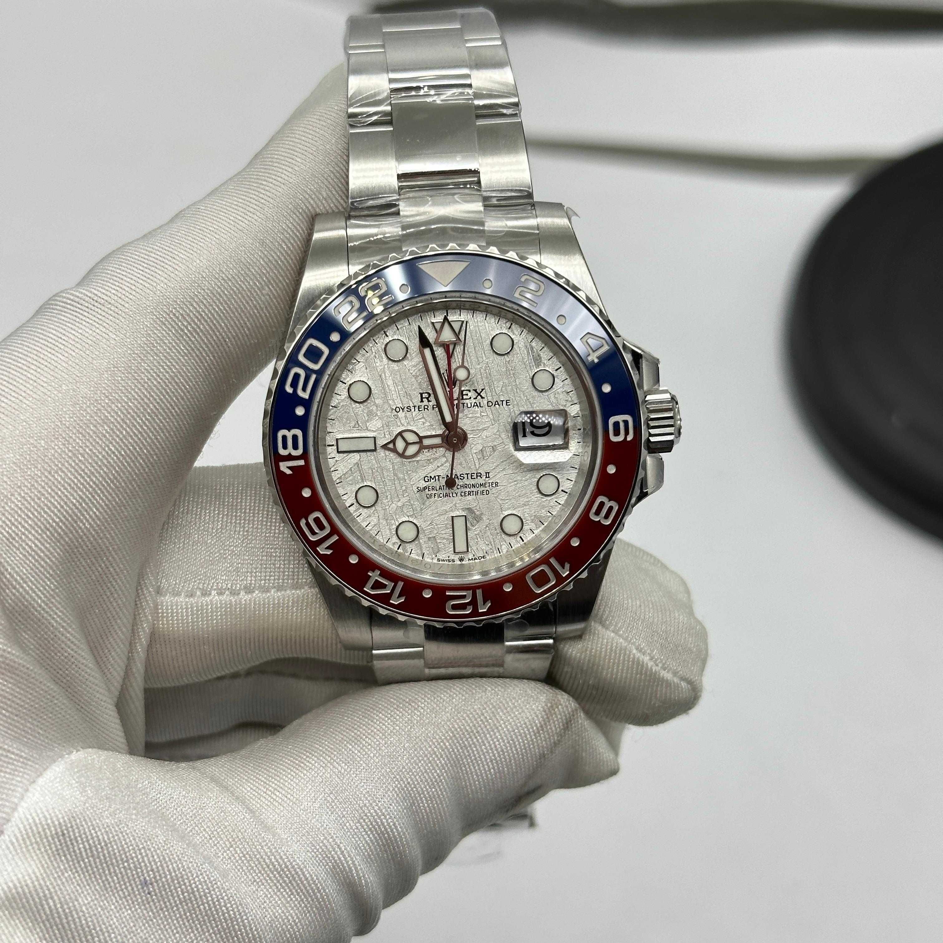 Rolex GMT-Master II 126719BLRO / метеоритен циферблат / Swiss 3285