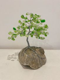 Ръчно изработено дръвче от естествен камък -Ахат-