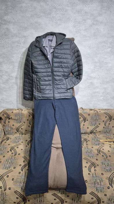 Продам б/у муж.рубашки,кофты, куртку р 48-50