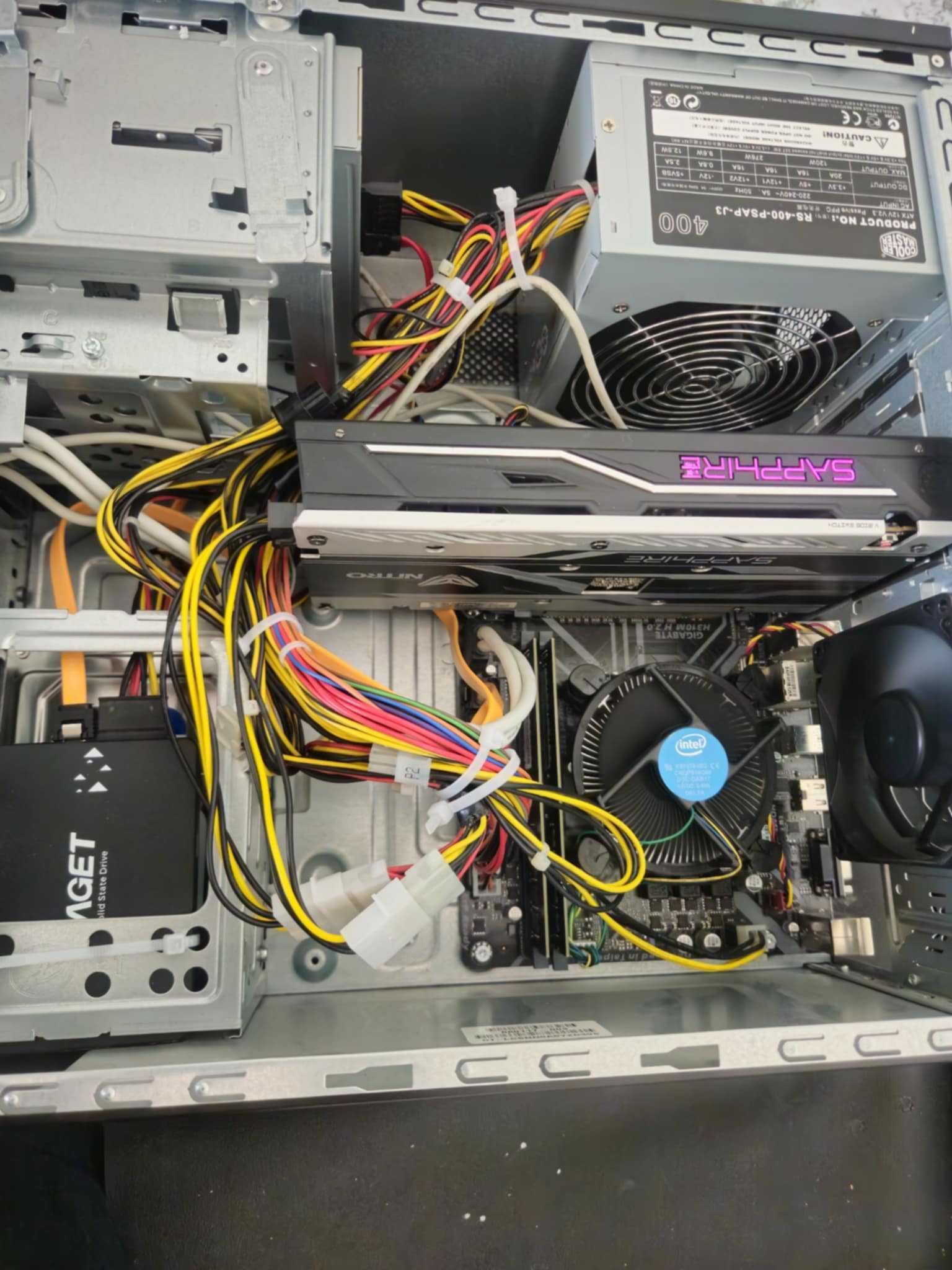 Геймърски Компютър i5 8500/ 16GB DDR4/RX480 8GB- SSD