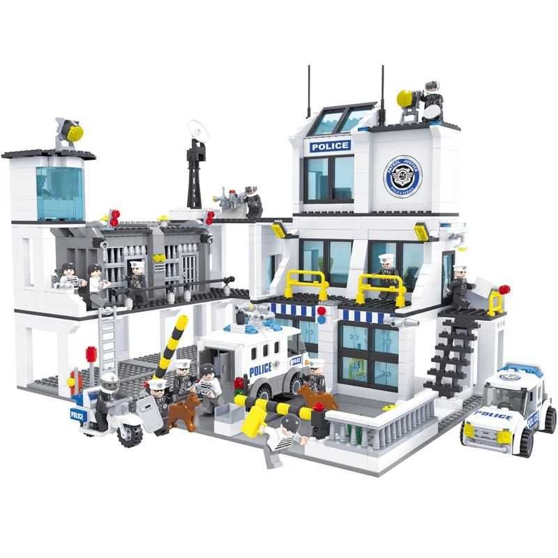 Set Lego Diferite Modele Lego Minecraft Politie Pompieri