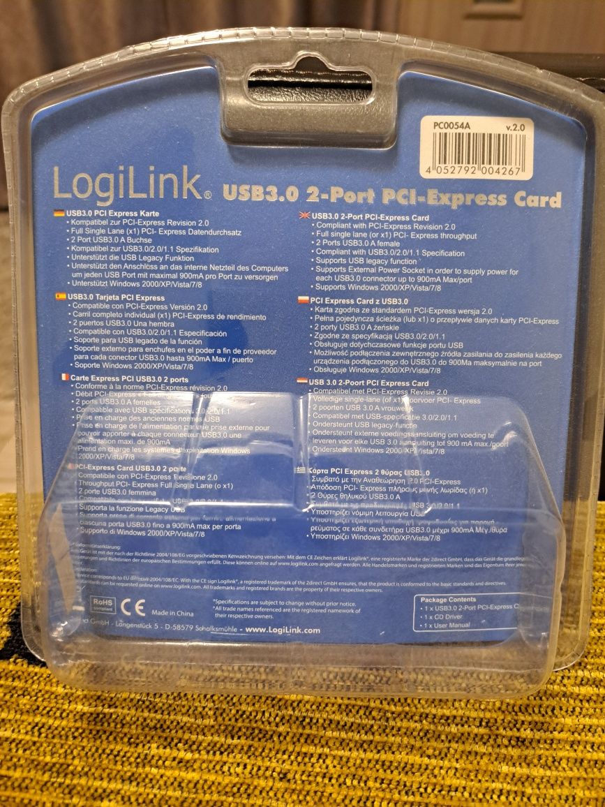 Vand placa USB 3.0