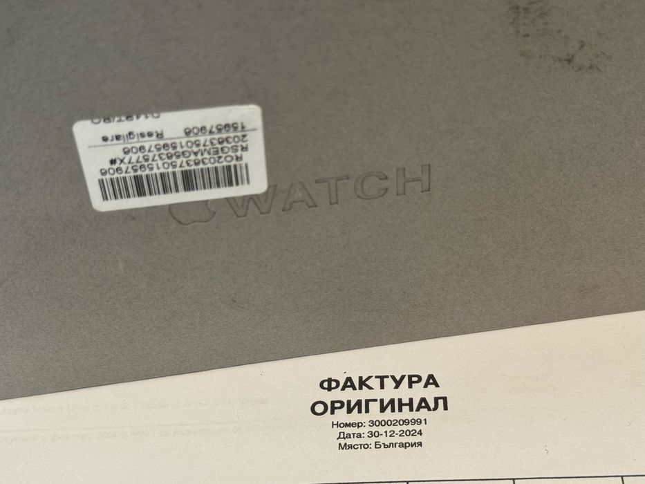 КАТО НОВ 49mm Apple watch Ultra 2 Гаранция EMAG 2026г. Black