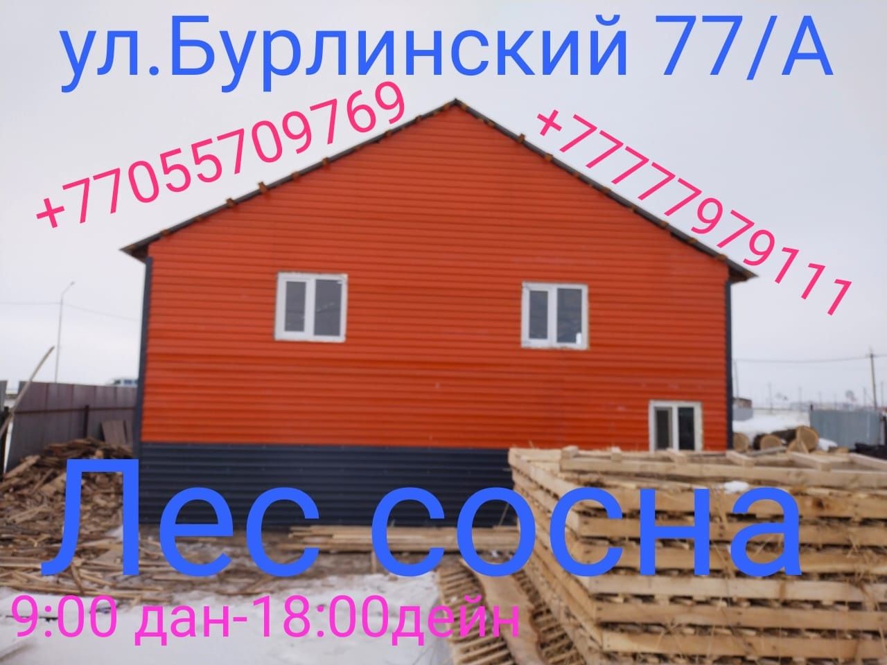 Продам Лес сосна и тополь