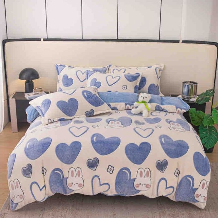 Lenjerii cocolino cu elastic pentru pat dublu